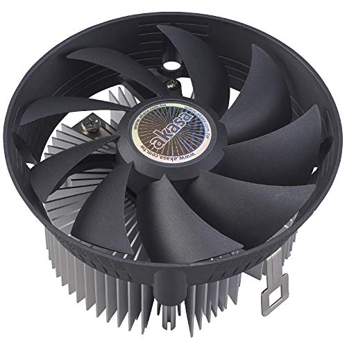Akasa Performance Sunflower AMD Kühler mit 120 mm Lüfter | CPU-Kühler | PWM Lüfterdrehzahlregelung | 95 W TDP | Aluminium-Kühlkörper | Trichter-Lüfterrahmen | schwarzer Lüfter | AK-CC1108HP01 von Akasa