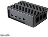 Akasa Pi-4 - Hülle - eloxiertes Aluminium - Schwarz von Akasa