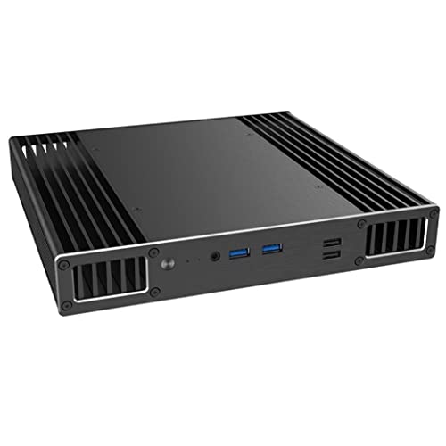Akasa Plato WS, for Intel® NUC 13/12/11 Pro (Arena Canyon/Wall Street Canyon/Tiger Canyon), Aluminum Low Profile PC Case, Support VESA mounting, Fanless Computer Chassis, A-NUC85-M1B von Akasa