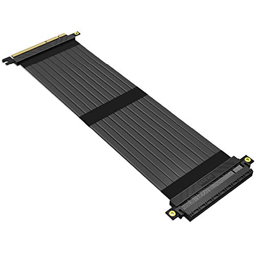 Akasa RISER BLACK X3 | PCIe 3.0 x16 Riser Kabel | PCIe Verlängerungskabel | GPU Riser Kabel | EMI-Abschirmung | 300 mm | für Gaming PC und Computer Modding | AK-CBPE01-30B Akasa RISER BLACK X3 | PCIe 3.0 x16 Riser Kabel | PCIe Verlängerungskabel | GPU Riser Kabel | EMI-Abschirmung | 300 mm | für Gaming PC und Computer Modding | AK-CBPE01-30B von Akasa