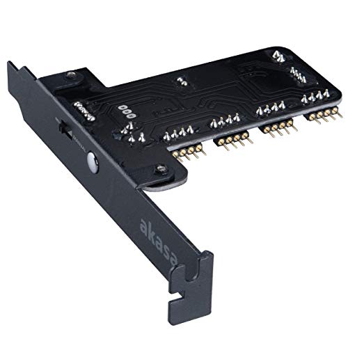 Akasa Vegas 4 pin RGB Steuerkarte, Dual-Mode Manuelle & MB Sync Steuerung, LED Display mit 7 Modi, PCIe & Low Profile PCIe Steckplatz, für eine PCI-Steckplatzklammer, 4 Kanäle,AK-RLD-02 Akasa Vegas 4 pin RGB Steuerkarte, Dual-Mode Manuelle & MB Sync Steuerung, LED Display mit 7 Modi, PCIe & Low Profile PCIe Steckplatz, für eine PCI-Steckplatzklammer, 4 Kanäle,AK-RLD-02 von Akasa