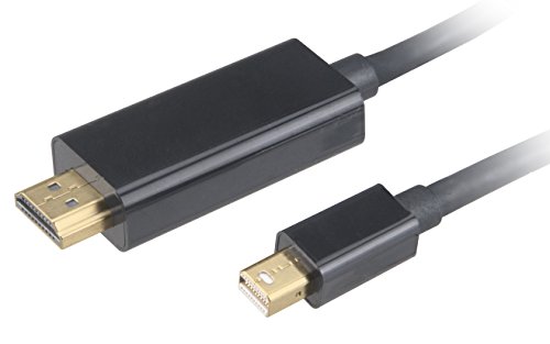 Akasa ak-cbdp19–18BK 4 K 60 Hz unterstützt 1,8 m Active Mini DisplayPort/MDP zu HDMI Adapter-Kabel von Akasa