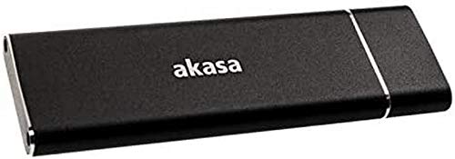 CAJA EXTERNA AKASA para SSD M.2 (NGFF), USB 3.1 GEN 2 SUPERSPEED + (ADMITE 2230, 2242, 2260 Y 2280), 10 GB/S, ALUMINIO von Akasa