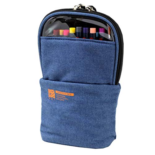 Akashiya Sai Watercolor Brush Pen & Drawing Set w/ Denim Bag von Akashiya