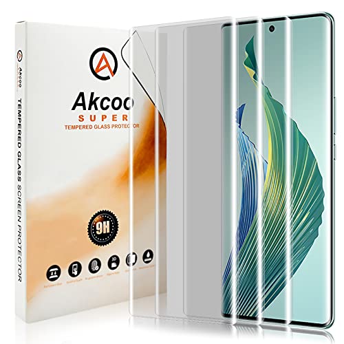 Akcoo [3 Pack Magic5 Lite Screen Protector, LOCA UV full screen adhesive [Liquid Dispersion Tech] Tempered Glass for Honor magic 5 lite 5G von Akcoo