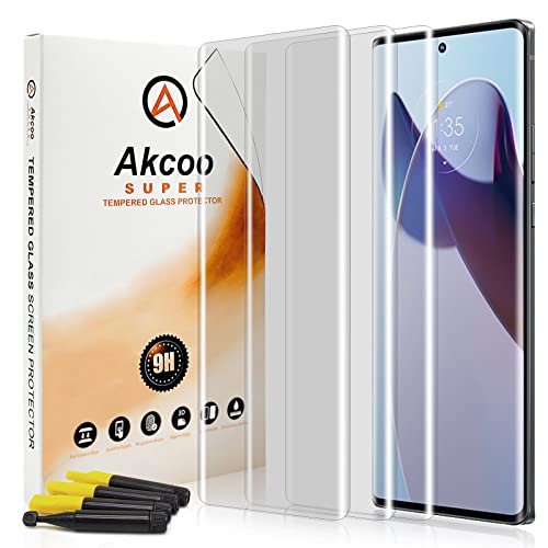Akcoo Panzer Schutz Glas für Edge 30 Ultra -3 Stück,Kratzer Reparieren,Rand zu Rand Vollabdeckung,Sensible Berührung,Hüllen Freundlich,Fingerabdruck-ID Kompatibel Akcoo Panzer Schutz Glas für Edge 30 Ultra -3 Stück,Kratzer Reparieren,Rand zu Rand Vollabdeckung,Sensible Berührung,Hüllen Freundlich,Fingerabdruck-ID Kompatibel von Akcoo