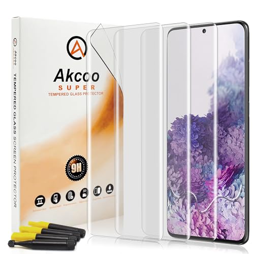 Akcoo Panzer Schutz Glas für Galaxy S20 Plus,LOCA Technologie,Unsichtbarer Vollbildschutz,Fingerabdruck-ID kompatibel,Sensible Berührung - 3 Stück Akcoo Panzer Schutz Glas für Galaxy S20 Plus,LOCA Technologie,Unsichtbarer Vollbildschutz,Fingerabdruck-ID kompatibel,Sensible Berührung - 3 Stück von Akcoo