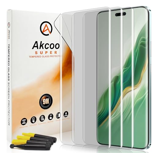 Akcoo Panzer Schutz Glas für Honor Magic6 Pro,LOCA Technologie,Rand zu Rand Vollabdeckung,Fingerabdruck-ID kompatibel,Sensible Berührung - 3 Stück Akcoo Panzer Schutz Glas für Honor Magic6 Pro,LOCA Technologie,Rand zu Rand Vollabdeckung,Fingerabdruck-ID kompatibel,Sensible Berührung - 3 Stück von Akcoo