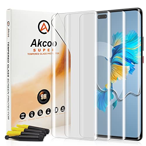 Akcoo Panzer Schutz Glas für Mate 40 Pro -3 Stück,Kratzer Reparieren,Rand zu Rand Vollabdeckung,Sensible Berührung,Hüllen Freundlich,Fingerabdruck-ID Kompatibel Akcoo Panzer Schutz Glas für Mate 40 Pro -3 Stück,Kratzer Reparieren,Rand zu Rand Vollabdeckung,Sensible Berührung,Hüllen Freundlich,Fingerabdruck-ID Kompatibel von Akcoo