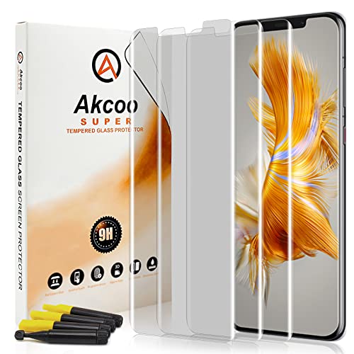 Akcoo Panzer Schutz Glas für Mate 50 Pro,LOCA Technologie,Unsichtbarer Vollbildschutz,Fingerabdruck-ID kompatibel,Sensible Berührung - 3 Stück Akcoo Panzer Schutz Glas für Mate 50 Pro,LOCA Technologie,Unsichtbarer Vollbildschutz,Fingerabdruck-ID kompatibel,Sensible Berührung - 3 Stück von Akcoo
