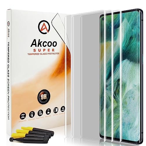 Akcoo Panzer Schutz Glas für OPPO Find X2 Neo,LOCA Technologie,Kratzer Reparieren,Unsichtbarer Vollbildschutz,Fingerabdruck-ID kompatibel,Sensible Berührung - 3 Stück Akcoo Panzer Schutz Glas für OPPO Find X2 Neo,LOCA Technologie,Kratzer Reparieren,Unsichtbarer Vollbildschutz,Fingerabdruck-ID kompatibel,Sensible Berührung - 3 Stück von Akcoo