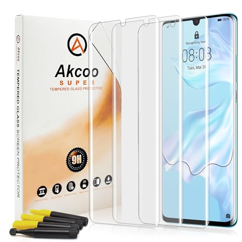Akcoo Panzer Schutz Glas für P30 Pro -3 Stück,Kratzer Reparieren,Rand zu Rand Vollabdeckung,Sensible Berührung,Hüllen Freundlich,Fingerabdruck-ID Kompatibel Akcoo Panzer Schutz Glas für P30 Pro -3 Stück,Kratzer Reparieren,Rand zu Rand Vollabdeckung,Sensible Berührung,Hüllen Freundlich,Fingerabdruck-ID Kompatibel von Akcoo