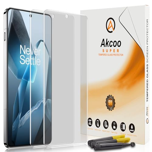 Akcoo Panzer Schutzglas für OnePlus 13-2 Stück, Matt Schutzfolie, Anti-Fingerabdruck, Blendschutz, Kratzfest, Unsichtbarer Rundumschutz, Sensible Berührung Akcoo Panzer Schutzglas für OnePlus 13-2 Stück, Matt Schutzfolie, Anti-Fingerabdruck, Blendschutz, Kratzfest, Unsichtbarer Rundumschutz, Sensible Berührung von Akcoo