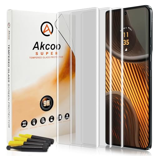 Akcoo Schutzglas für Motorola Edge 50 Ultra 5G,Panzer Schuz Glas - 3 Stück,9H Härte kratzfest,Fingerabdruck-ID kompatibel,Empfindliche Berührung Akcoo Schutzglas für Motorola Edge 50 Ultra 5G,Panzer Schuz Glas - 3 Stück,9H Härte kratzfest,Fingerabdruck-ID kompatibel,Empfindliche Berührung von Akcoo