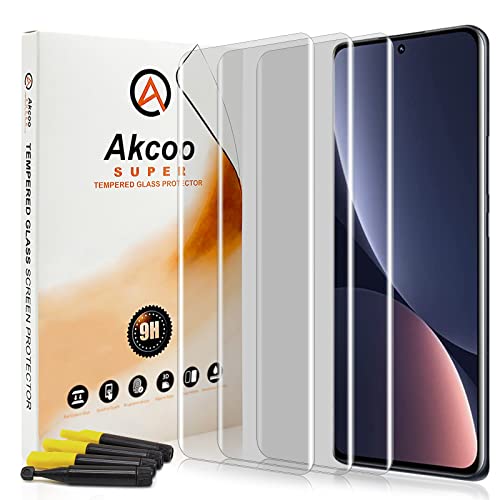 Akcoo Schutzglas für Xiaomi 12 Pro,Panzer Schuz Glas - 3 Stück,9H Härte kratzfest,Fingerabdruck-ID kompatibel,Empfindliche Berührung Akcoo Schutzglas für Xiaomi 12 Pro,Panzer Schuz Glas - 3 Stück,9H Härte kratzfest,Fingerabdruck-ID kompatibel,Empfindliche Berührung von Akcoo