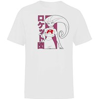 Akedo X Pokémon Team Rocket Jessie T-Shirt - Weiß - XXL von Akedo