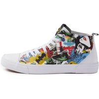 Akedo x Batman Mash Up Signature High Top - Weiß - UK11 / EU46 von Akedo