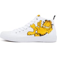 Akedo x Garfield White Signature High Top - UK 9 / EU 43 / US Men's 9.5 / US Women's 11 von Akedo