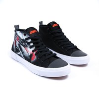 Akedo x Jaws Black Signature High Top - UK 4 / EU 37 von Akedo