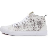 Akedo x Lord Of The Rings Map White Signature High Top - UK 9 / EU 43 / US Men's 9.5 / US Women's 11 von Akedo