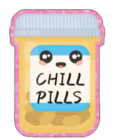 Chill Pill Apotheken-Tech-Abzeichenspule, einziehbares Zubehör für Arbeit, Krankenpflege, Studenten, lustiger Ausweishalter mit Krokodilklemme, medizinischer Assistent, CNA RN, Ausweis-Clip für von AkiliBIELY