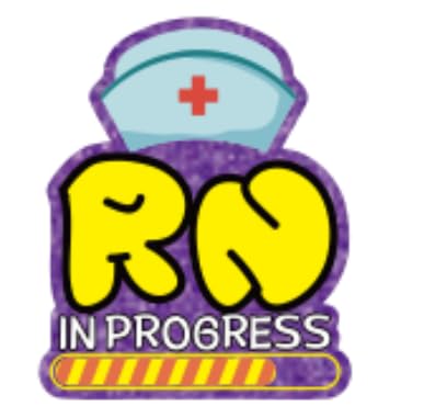 Funny RN in Progress Krankenschwester-Abzeichenspule, einziehbares Zubehör für Arbeit, Krankenpflege, Studenten, Ausweishalter mit Krokodilklemme, violett, medizinischer Assistent Funny RN in Progress Krankenschwester-Abzeichenspule, einziehbares Zubehör für Arbeit, Krankenpflege, Studenten, Ausweishalter mit Krokodilklemme, violett, medizinischer Assistent von AkiliBIELY