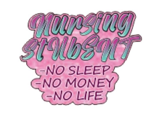 Lustiger Ausweishalter für Krankenpfleger, Zubehör für Arbeit, kein Kaffee, kein Leben, Krankenschwester-Ausweishalter, einziehbar, mit Krokodilklemme, rosa, niedlich, RN CNA, medizinischer Assistent von AkiliBIELY