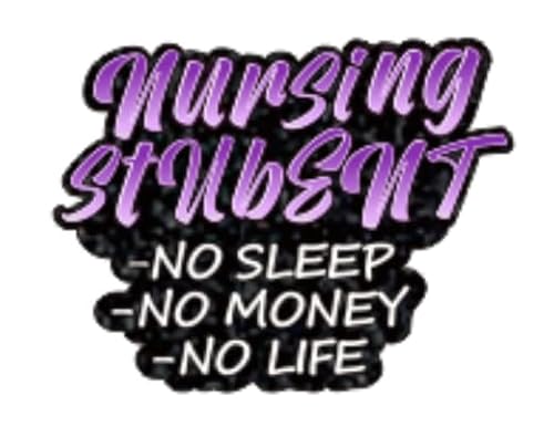 Lustiger Ausweishalter für Krankenpfleger, einziehbares Zubehör für die Arbeit, kein Kaffee, Studenten, Krankenschwestern, Ausweishalter mit Krokodilklemme, schwarz, medizinischer Assistent, RN CNA von AkiliBIELY