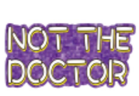 Lustiger Doktor-Abzeichenspule, einziehbares Zubehör, Aufschrift "Not The Doctor", Ausweishalter für Krankenschwestern, Krankenschwestern, Lila, RN CNA, lustiger Ausweis-Clip für medizinische Ausweise Lustiger Doktor-Abzeichenspule, einziehbares Zubehör, Aufschrift "Not The Doctor", Ausweishalter für Krankenschwestern, Krankenschwestern, Lila, RN CNA, lustiger Ausweis-Clip für medizinische Ausweise von AkiliBIELY