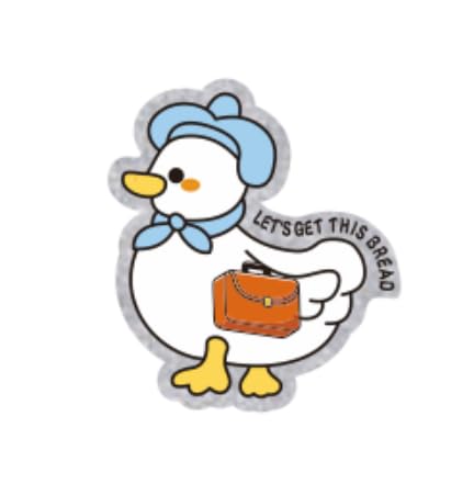 Lustiges Abzeichenrollen-Zubehör, "Let's Get This Brot", Krankenschwester, Krankenschwester, Studenten, Ausweishalter, einziehbar, für Ausweis, Acryl, Enten-Abzeichen-Clip, LPN RN CNA, medizinische Lustiges Abzeichenrollen-Zubehör, "Let's Get This Brot", Krankenschwester, Krankenschwester, Studenten, Ausweishalter, einziehbar, für Ausweis, Acryl, Enten-Abzeichen-Clip, LPN RN CNA, medizinische von AkiliBIELY
