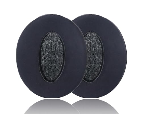 Akkiv HD4.50 Ersatz-Ohrpolster kompatibel mit Sennheiser HD4.50BT HD4.50 HD4.50BTNC HD4.50SE HD4.40BT HD4.30G HD4.20S HD458BT HD450 HD450BT HD400S HD350BT Kopfhörer (Schwarz/Eisgel) von Akkiv