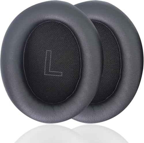 Ersatz-Ohrpolster kompatibel mit Anker Soundcore Akkiv Q10 / Q10 BT/Life 2 NEO Kopfhörern aus Protein-Leder und Memory-Schaum, Schwarz Ersatz-Ohrpolster kompatibel mit Anker Soundcore Akkiv Q10 / Q10 BT/Life 2 NEO Kopfhörern aus Protein-Leder und Memory-Schaum, Schwarz von Akkiv