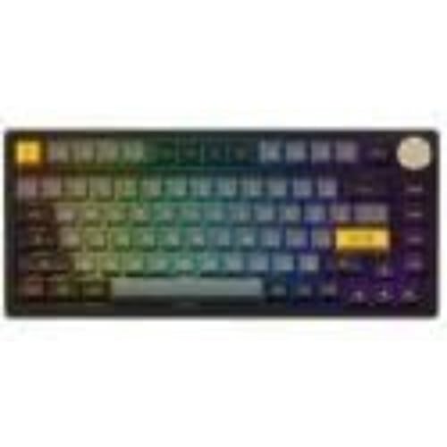Akko PC75B Plus -S Black&Gold Wireless Gaming Tastatur, RGB, Crystal Switch - schwarz von Akko