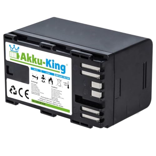 Akku-King Akku kompatibel mit Canon BP-A30 - Li-Ion 3500mAh - für Canon EOS C200, C200B, C300 Mark 2, C300 II von Akku-King