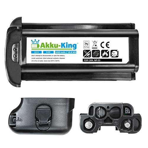 Akku-King Akku kompatibel mit Canon NP-E3 - NI-MH 1650mAh - für EOS 1D, EOS 1D Mark II, EOS 1D Mark II N, EOS 1DS, EOS 1DS Mark II Akku-King Akku kompatibel mit Canon NP-E3 - NI-MH 1650mAh - für EOS 1D, EOS 1D Mark II, EOS 1D Mark II N, EOS 1DS, EOS 1DS Mark II von Akku-King