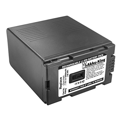 Akku-King Akku kompatibel mit Panasonic CGA-D54S VW-VBD55 CGR-D220 CGP-D210 CGR-D08s NV-MX500EN Li-Ion - 5400mAh von Akku-King