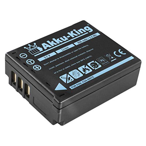 Akku-King Akku kompatibel mit Panasonic CGA-S007, DMW-BCD10 - Li-Ion 950mAh - für Lumix DMC-TZ1, DMC-TZ11, DMC-TZ2, DMC-TZ3, DMC-TZ4, DMC-TZ5 Akku-King Akku kompatibel mit Panasonic CGA-S007, DMW-BCD10 - Li-Ion 950mAh - für Lumix DMC-TZ1, DMC-TZ11, DMC-TZ2, DMC-TZ3, DMC-TZ4, DMC-TZ5 von Akku-King