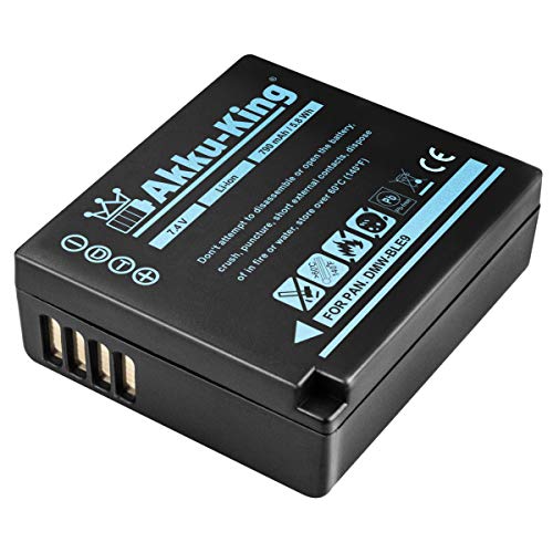 Akku-King Akku kompatibel mit Panasonic DMW-BLE9 - Li-Ion 790mAh - für DMC-GF3 GF3C GF3CK GF3CR GF3CT, GF3CW, GF3K, GF3P, GF3R, GF3T, GF3W, S6K, DMW-BLE9PP von Akku-King