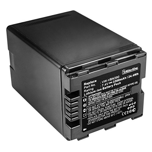 Akku-King Akku kompatibel mit Panasonic VW-VBN390, VW-VBN260, VW-VBN130-3300mAh - für HDC-SD800, HDC-SD900, HDC-SD909, HDC-TM900, HDC-HS900Li-Ion Akku-King Akku kompatibel mit Panasonic VW-VBN390, VW-VBN260, VW-VBN130-3300mAh - für HDC-SD800, HDC-SD900, HDC-SD909, HDC-TM900, HDC-HS900Li-Ion von Akku-King