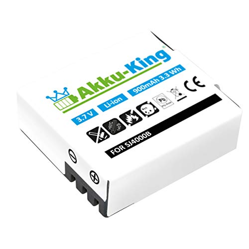 Akku-King Akku kompatibel mit SJCAM M10, SJ4000, SJ5000, SJ5000 Plus, SJ6000, SJ7000, SJ9000 - Li-Ion 900mAh Akku-King Akku kompatibel mit SJCAM M10, SJ4000, SJ5000, SJ5000 Plus, SJ6000, SJ7000, SJ9000 - Li-Ion 900mAh von Akku-King