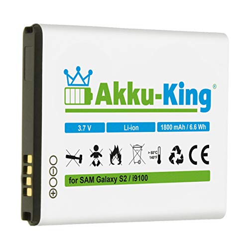 Akku-King Akku kompatibel mit Samsung EB-F1A2G 1800 mAh - für Galaxy Kamera, EK-GC100ZWADBT, EK-GC100, GC120 von Akku-King