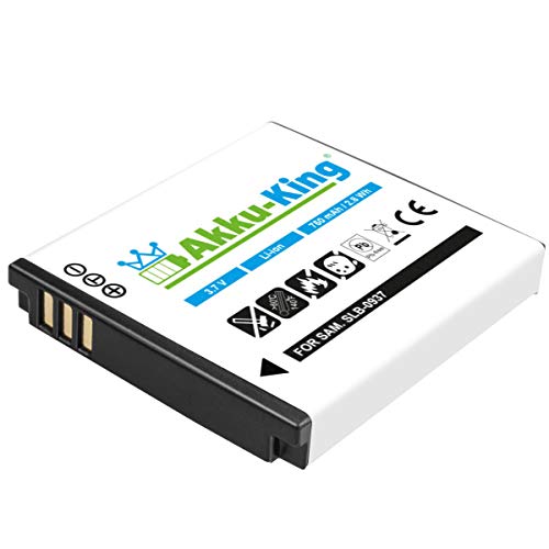 Akku-King Akku kompatibel mit Samsung SLB-0937 - Li-Ion 750mAh - für Digimax L830, NV4, PL10, NV33, L730, CL5, i8 von Akku-King