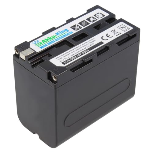 Akku-King Akku kompatibel mit Sony NP-F960, NP-F970, NP-F950, XL-B2 - Li-Ion 6600 mAh - für NEX-EA50, DCR-TR7, HDR-FX1000, HVR-Z1E, VX1000 Akku-King Akku kompatibel mit Sony NP-F960, NP-F970, NP-F950, XL-B2 - Li-Ion 6600 mAh - für NEX-EA50, DCR-TR7, HDR-FX1000, HVR-Z1E, VX1000 von Akku-King