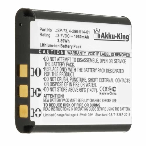 Akku-King Akku kompatibel mit Sony SP-73 - Li-Ion 1050mAh - für MDR-1000X, PHA-1, PHA-2, WH-1000XM2 Akku-King Akku kompatibel mit Sony SP-73 - Li-Ion 1050mAh - für MDR-1000X, PHA-1, PHA-2, WH-1000XM2 von Akku-King