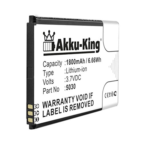 Akku-King Akku kompatibel mit Wiko 5030 - Li-Ion 1800mAh - für Lenny 2, Lenny 3 Akku-King Akku kompatibel mit Wiko 5030 - Li-Ion 1800mAh - für Lenny 2, Lenny 3 von Akku-King