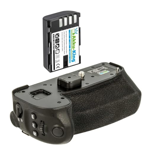 Batteriegriff Set für Panasonic Lumix DC-G9 - ersetzt DMW-BGG9 - inkl. Akku-King Akku DMW-BLF19 2000mAh Batteriegriff Set für Panasonic Lumix DC-G9 - ersetzt DMW-BGG9 - inkl. Akku-King Akku DMW-BLF19 2000mAh von Akku-King
