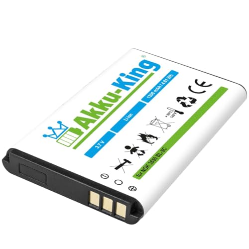 Akku kompatibel mit Emporia BAT-C120 - Li-Ion 1300mAh - für TELME C120, C121, Toshiba Camileo P20, Tizi Mobile DVB-T Tuner, ContourHD 2035 Akku kompatibel mit Emporia BAT-C120 - Li-Ion 1300mAh - für TELME C120, C121, Toshiba Camileo P20, Tizi Mobile DVB-T Tuner, ContourHD 2035 von Akku-King