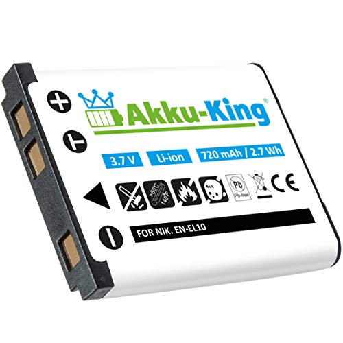 Akku kompatibel mit Traveler DS-5370 - Li-Ion 720mAh - für is 12, Super Slim X 8, XS 8, XS 10, XS 70, XS 80, SW12, Touch One, UW8, XS 4, XS 40 von Akku-King