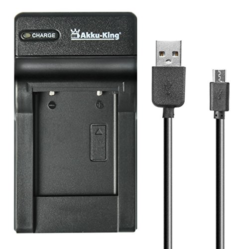 USB-Akku-Ladegerät kompatibel mit Canon LP-E17 von Akku-King