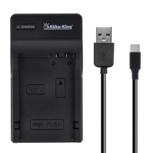 USB-Akku-Ladegerät kompatibel mit Canon LP-E8 von Akku-King
